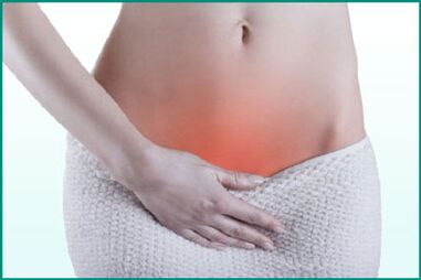 Fájdalom a perineumban egy cystitisben szenvedő nőnél